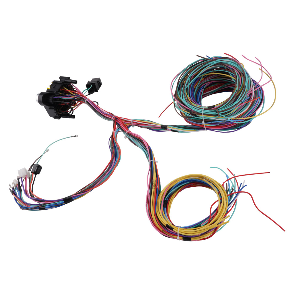 21 Circuit Wiring Harness compatible for CHEVY compatible for FORD Hotrod UNIVERSAL Extra long Wires