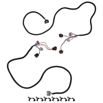 Tail Light Lamp Wiring Harness LH RH Pair compatible for Chevy Silverado Pickup Truck