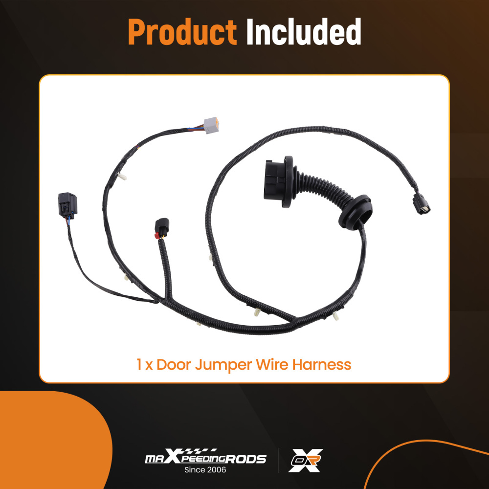 Left Side Door Jumper Wire Harness compatible for Ford F150 Crew Cab 09-14 9L3Z-14631-CAA