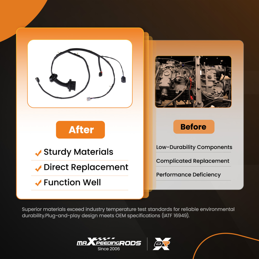 Left Side Door Jumper Wire Harness compatible for Ford F150 Crew Cab 09-14 9L3Z-14631-CAA