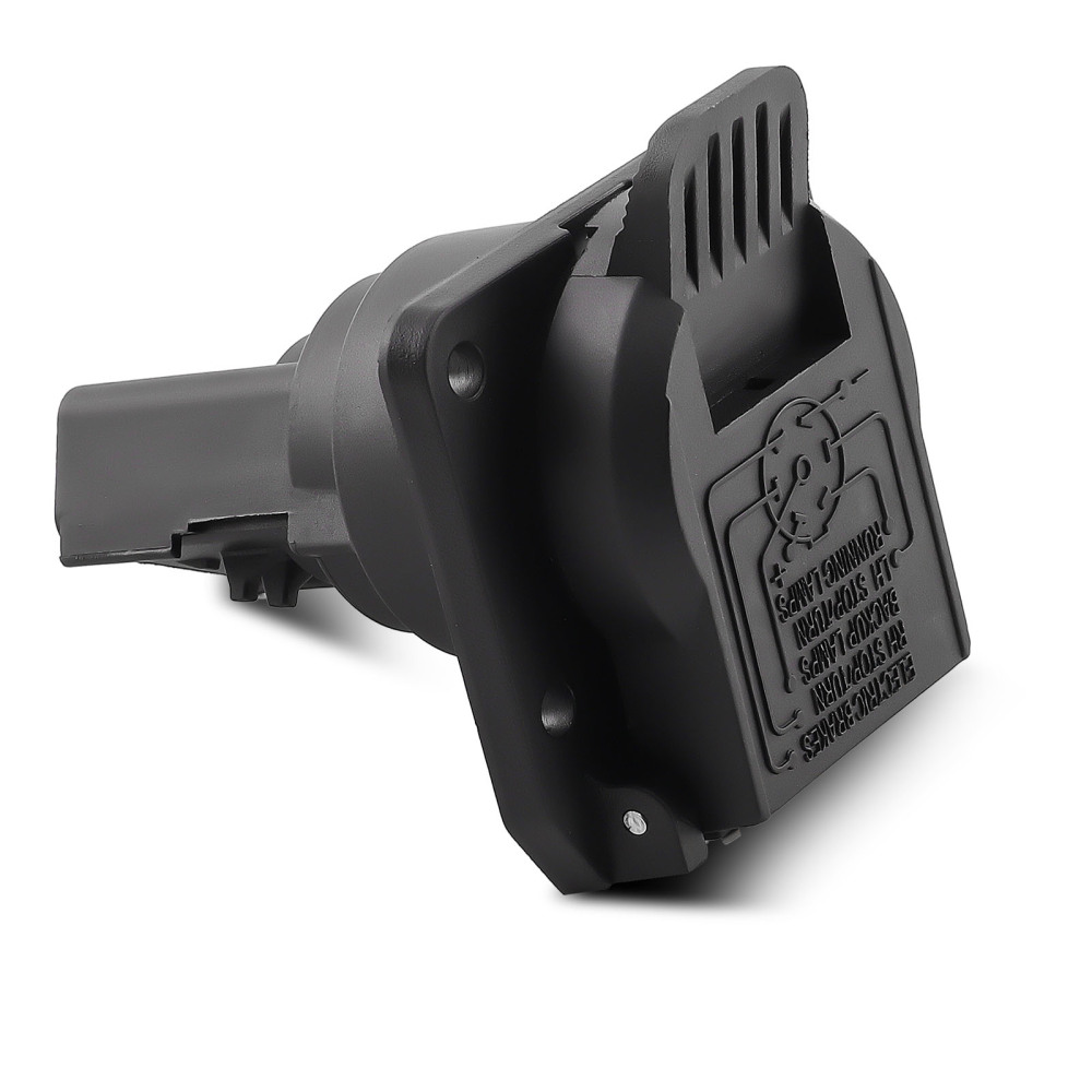 7WAY ROUND TRAILER TOW WIRING PLUGIN CONNECTOR compatible for Cherokee compatible for Chrysler 300 compatible for Durango