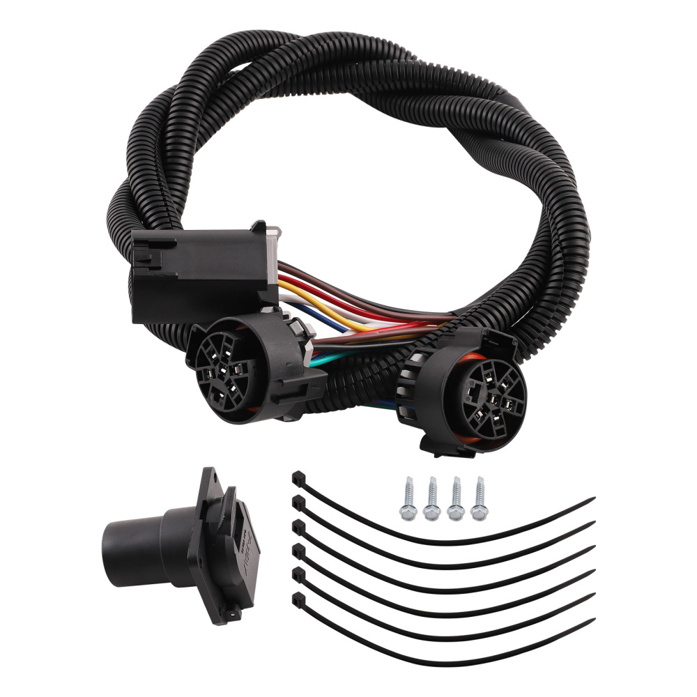 T Connector Trailer Wiring Harness compatible for Chevrolet Compatible for Dodge Compatible for GMC Compatible for Toyota