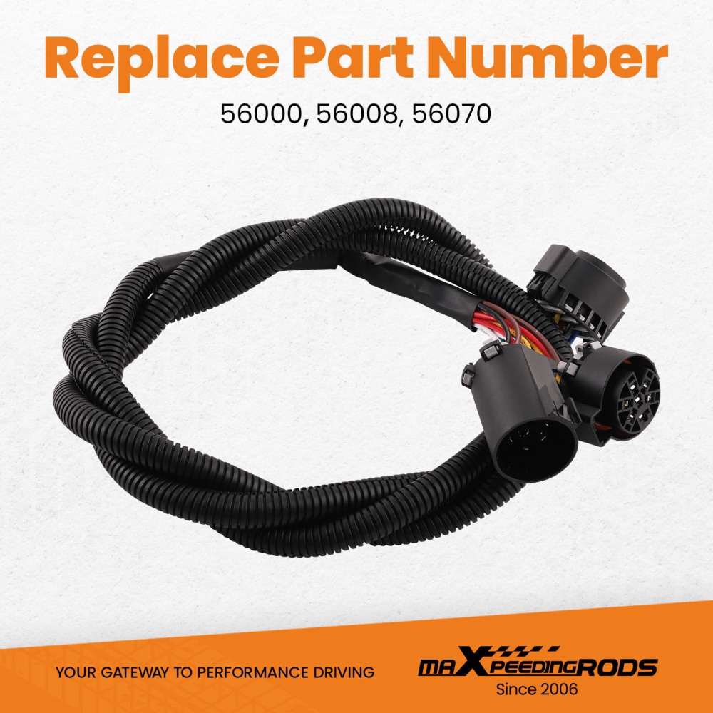 T Connector Trailer Wiring Harness compatible for Chevrolet Compatible for Dodge Compatible for GMC Compatible for Toyota