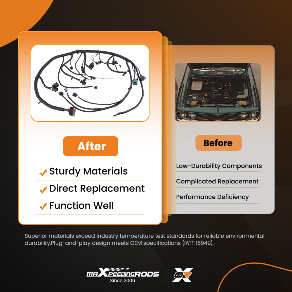 Engine Wiring Harness compatible for Ford Super Duty F250 F350 F450 F550 6.0 3C3Z-12B637-BA