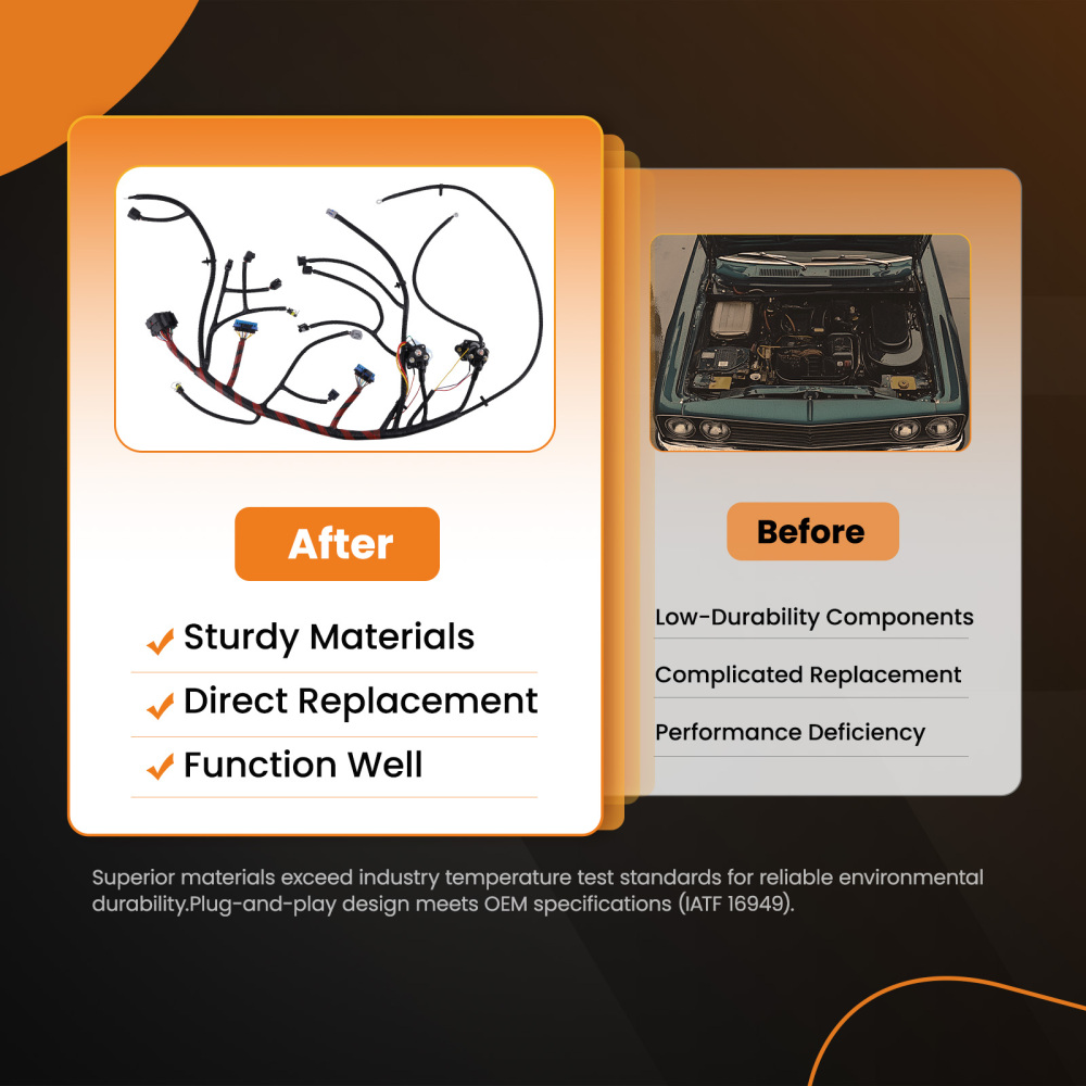 Engine Wiring Harness compatible for Ford Powerstroke F250 F350 F450 2002-2003 F81Z12B637FA