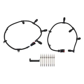 ZD13 Glow PlugHarness Kit For 2004-2010 compatible for Ford F-350 F-450 6.0L Powerstroke