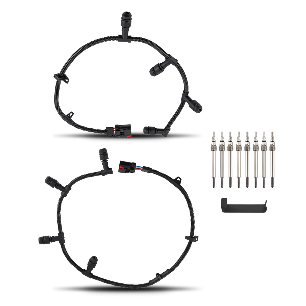 ZD13 Glow PlugHarness Kit For 2004-2010 compatible for Ford F-350 F-450 6.0L Powerstroke