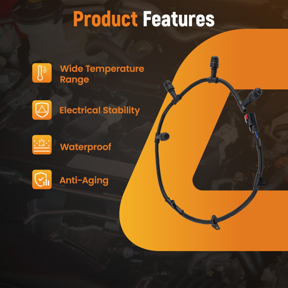 ZD13 Glow PlugHarness Kit For 2004-2010 compatible for Ford F-350 F-450 6.0L Powerstroke