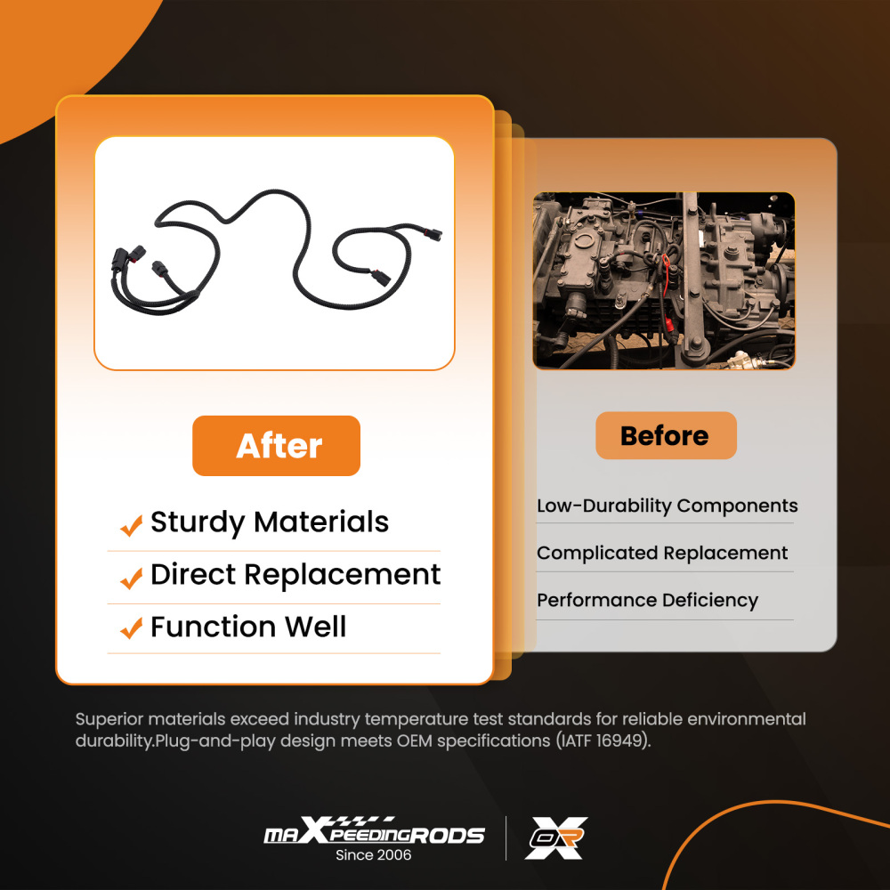 Rear Park Assist Wiring Harness compatible for Dodge RAM 1500 2009-2019 68031820AA