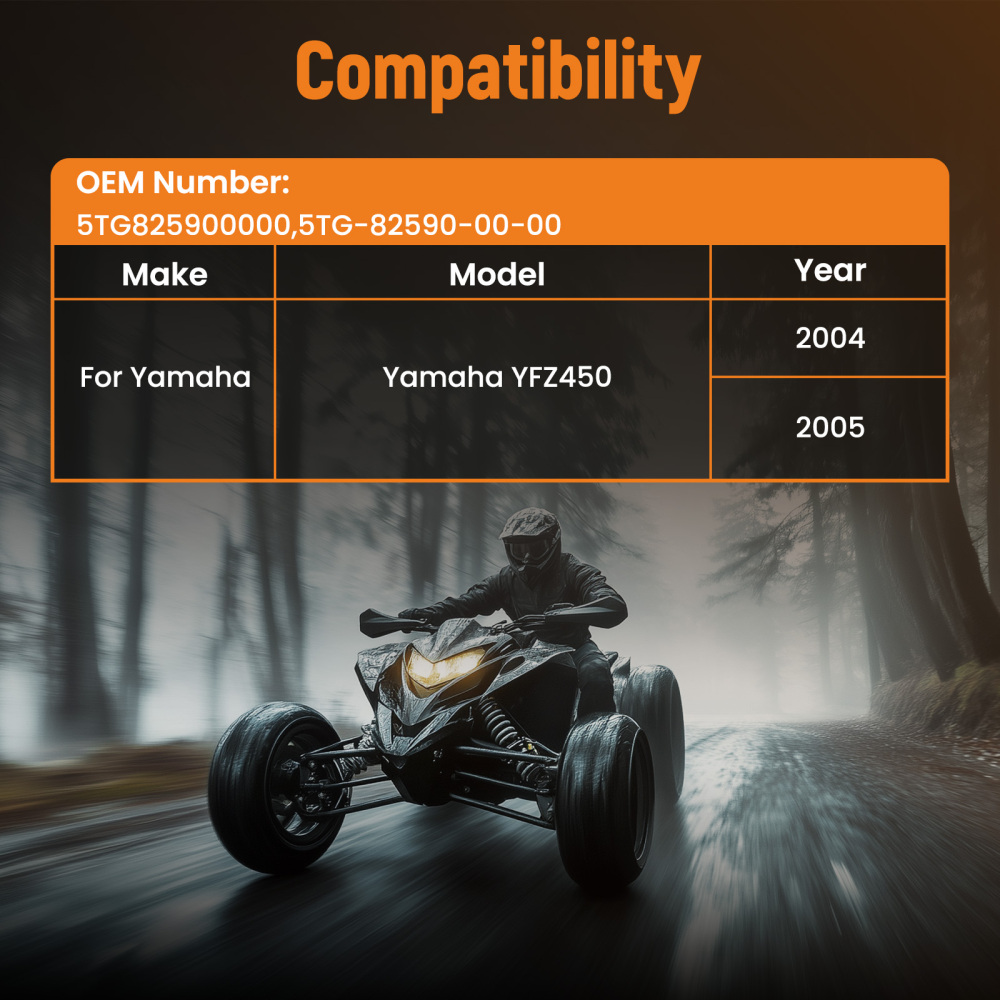 Main Electrical Wiring Wire Harness compatible for YAMAHA YFZ450 2004 2005 5TG-82590-00