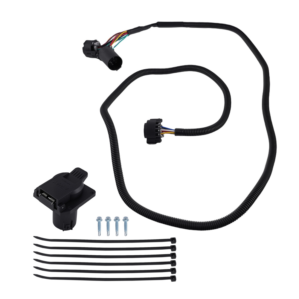 7-Pin Trailer Wiring Harness w/ Connector compatible for Ford F250-F550 2017-2022 56070