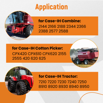 Tractor Power Harness 3pin compatible for Case-IH Combinev/Cotton Picker/Tractor 86511459