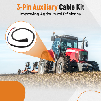 Tractor Power Harness 3pin compatible for Case-IH Combinev/Cotton Picker/Tractor 86511459