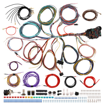 Wire Harness Universal 22 Circuit Wiring For 1960-1986 compatible for Chevy GMC Pickup Truck
