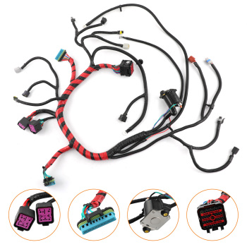 Wiring Harness Engine compatible for Ford F-250 Super Duty 8 Cyl 7.3L 4AT 4R100, 5MT, 6MT