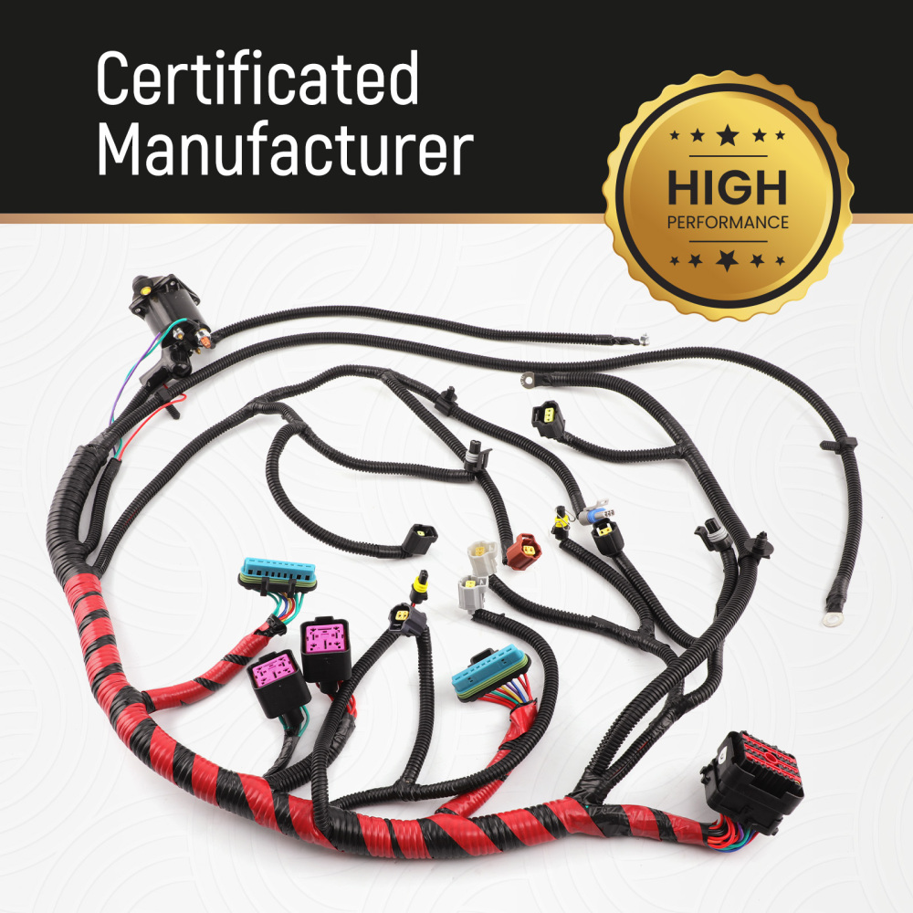 Wiring Harness Engine compatible for Ford F-250 Super Duty 8 Cyl 7.3L 4AT 4R100, 5MT, 6MT