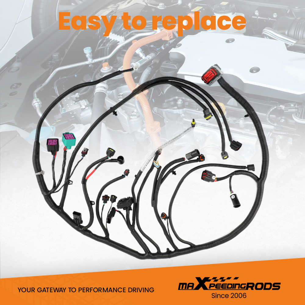 Wiring Harnesses compatible for Ford F-250 F-350 F-450 F-550 Super Duty 6.0L Diesel 05-07