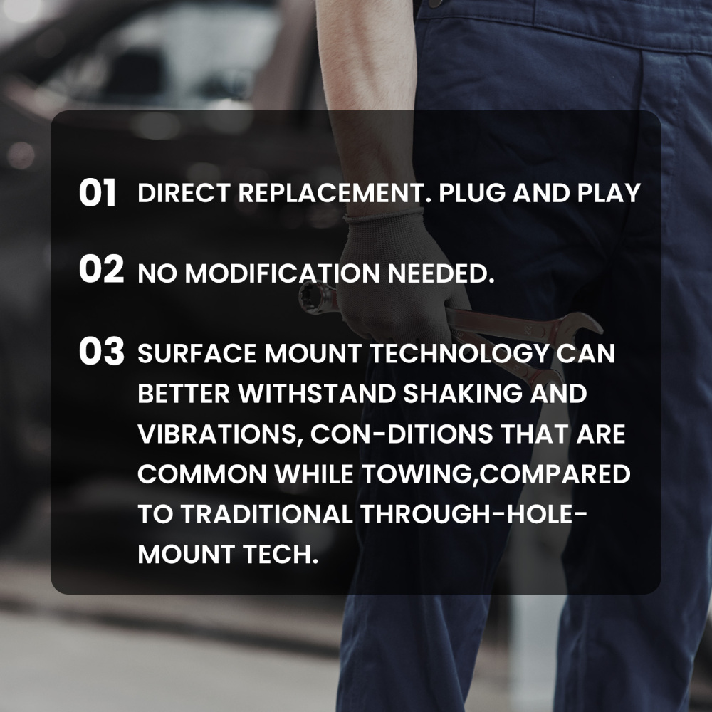 Trailer Tow Wiring Harness 47 Pin compatible for Ford F250 and 350 compatible for Super Duty 2002-2004