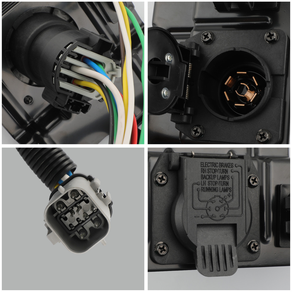 Trailer Tow Wiring Harness 47 Pin compatible for Ford F250 and 350 compatible for Super Duty 2002-2004