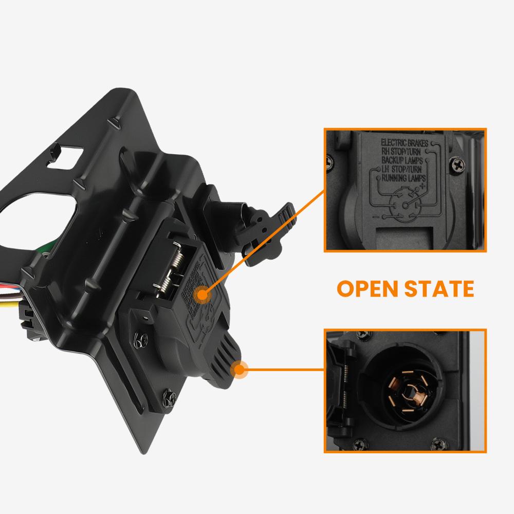 Trailer Tow Wiring Harness 47 Pin compatible for Ford F250 and 350 compatible for Super Duty 2002-2004