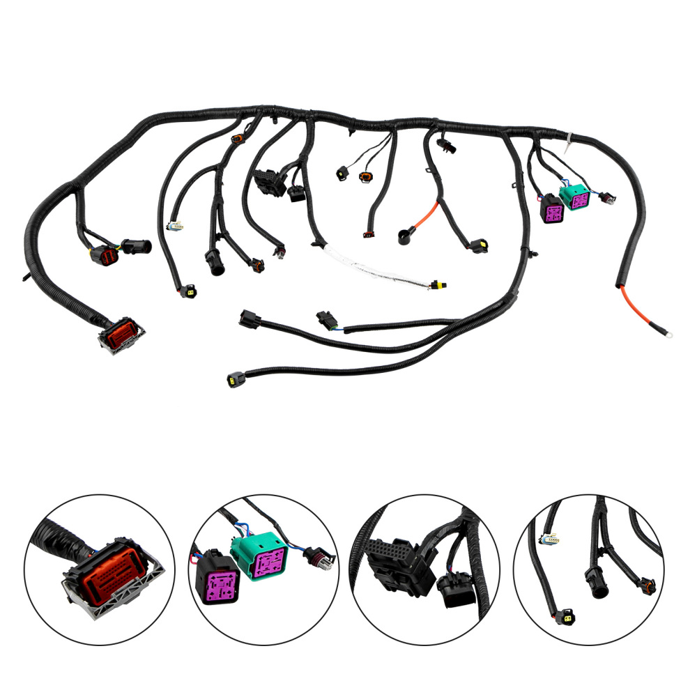 Engine Wiring Harness compatible for Ford 6.0L F250 F350 F450 F550 compatible for Super Duty 3C3Z12B637BA