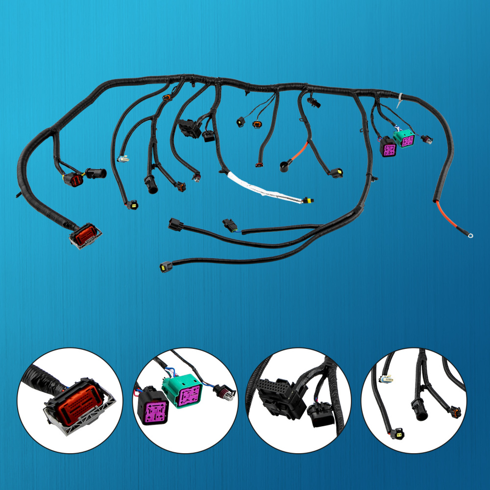 Engine Wiring Harness compatible for Ford 6.0L F250 F350 F450 F550 compatible for Super Duty 3C3Z12B637BA