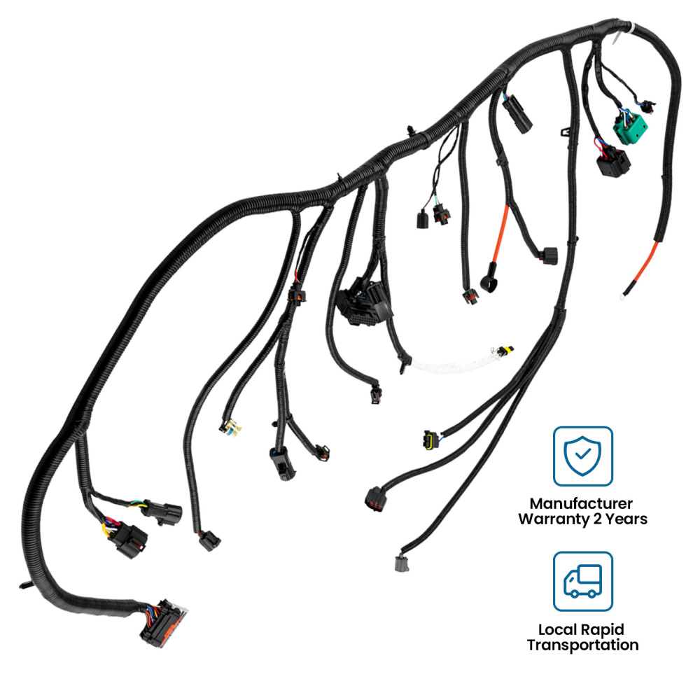 Engine Wiring Harness compatible for Ford 6.0L F250 F350 F450 F550 compatible for Super Duty 3C3Z12B637BA
