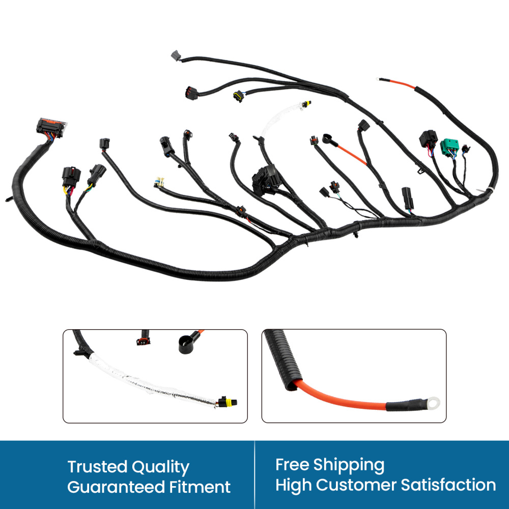 Engine Wiring Harness compatible for Ford 6.0L F250 F350 F450 F550 compatible for Super Duty 3C3Z12B637BA