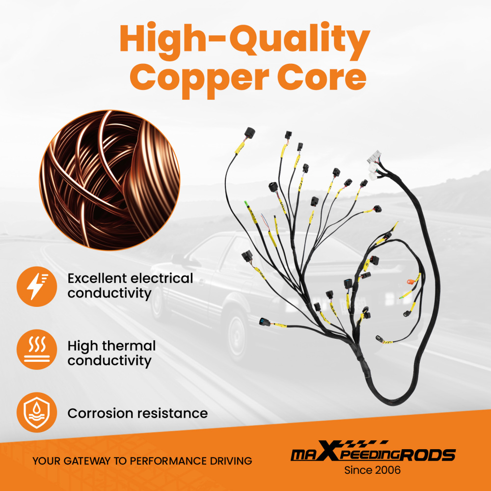 K20 K24 K-Series Engine Harness compatible for Honda Acura K-Swap Integra Civic 2001-2005