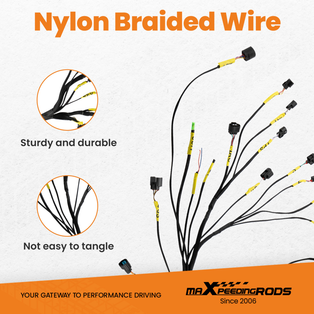 K20 K24 K-Series Engine Harness compatible for Honda Acura K-Swap Integra Civic 2001-2005