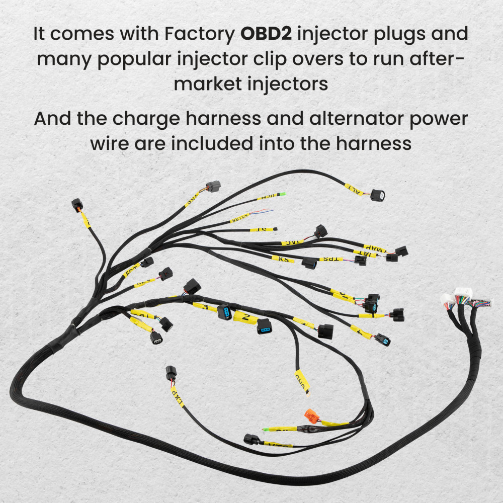 K20 K24 K-Series Engine Harness compatible for Honda Acura K-Swap Integra Civic 2001-2005