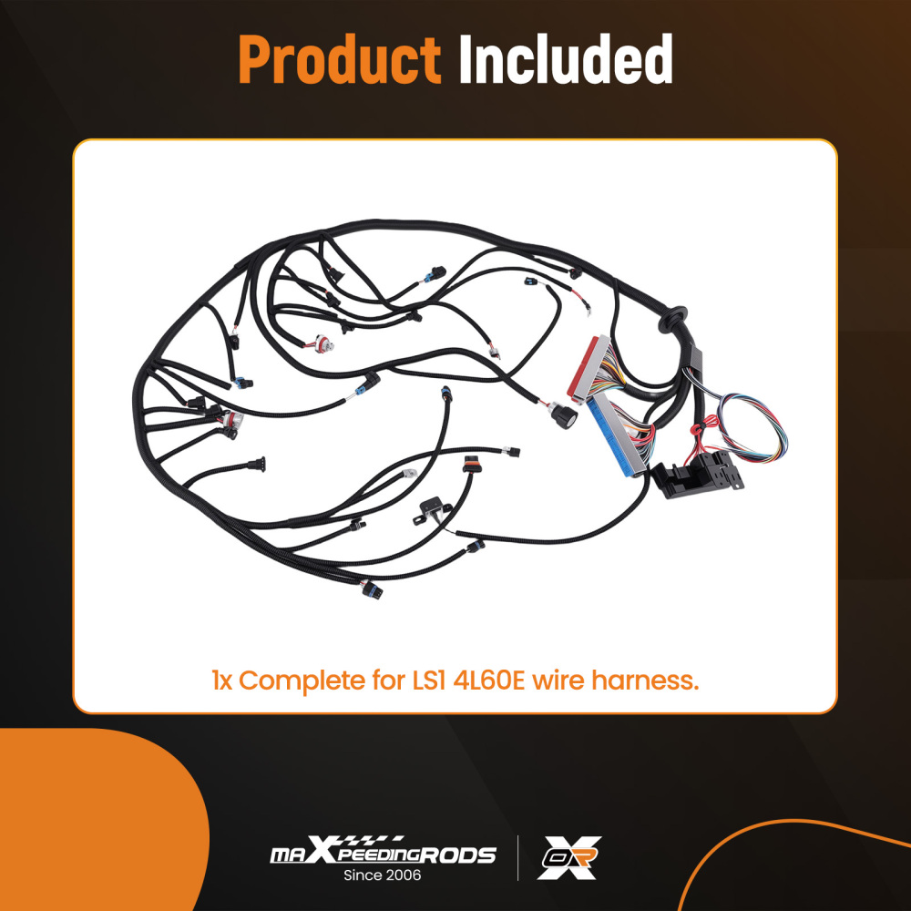 LS1-4L60E Wiring Harness Stand Alone For 1999-2006 Drive By Cable LS1 Engines