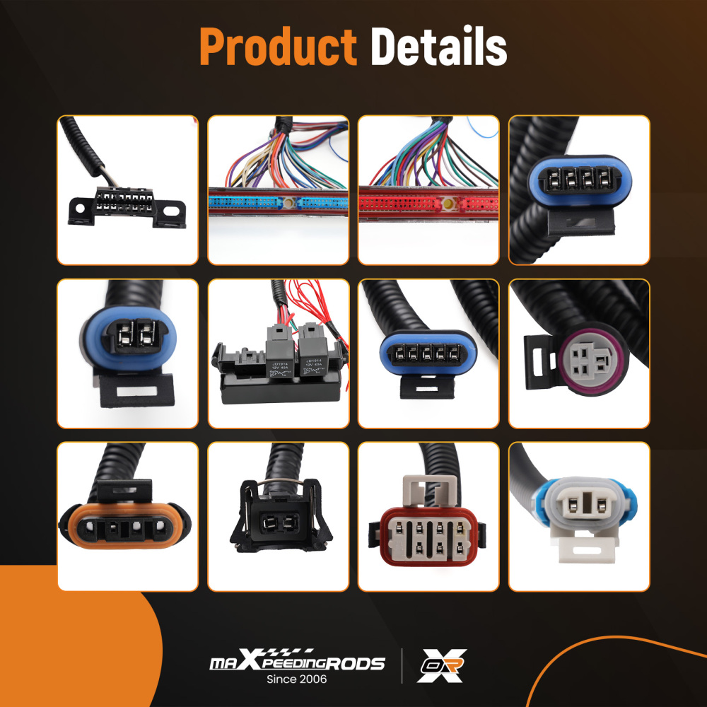 Wiring Harness Stand Alone For LS1 engines T56 4.8 5.3 6.0 1997-06 compatible for Chevrolet