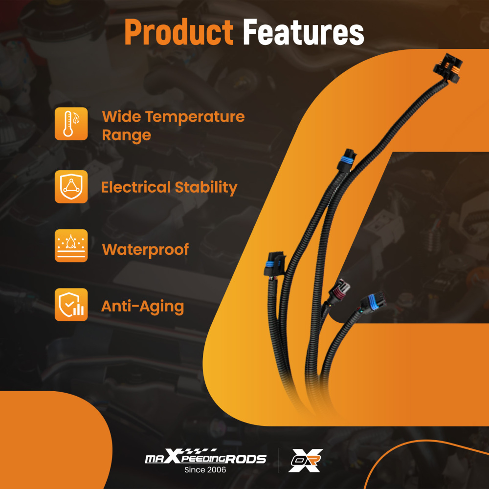 Wiring Harness Stand Alone For LS1 engines T56 4.8 5.3 6.0 1997-06 compatible for Chevrolet