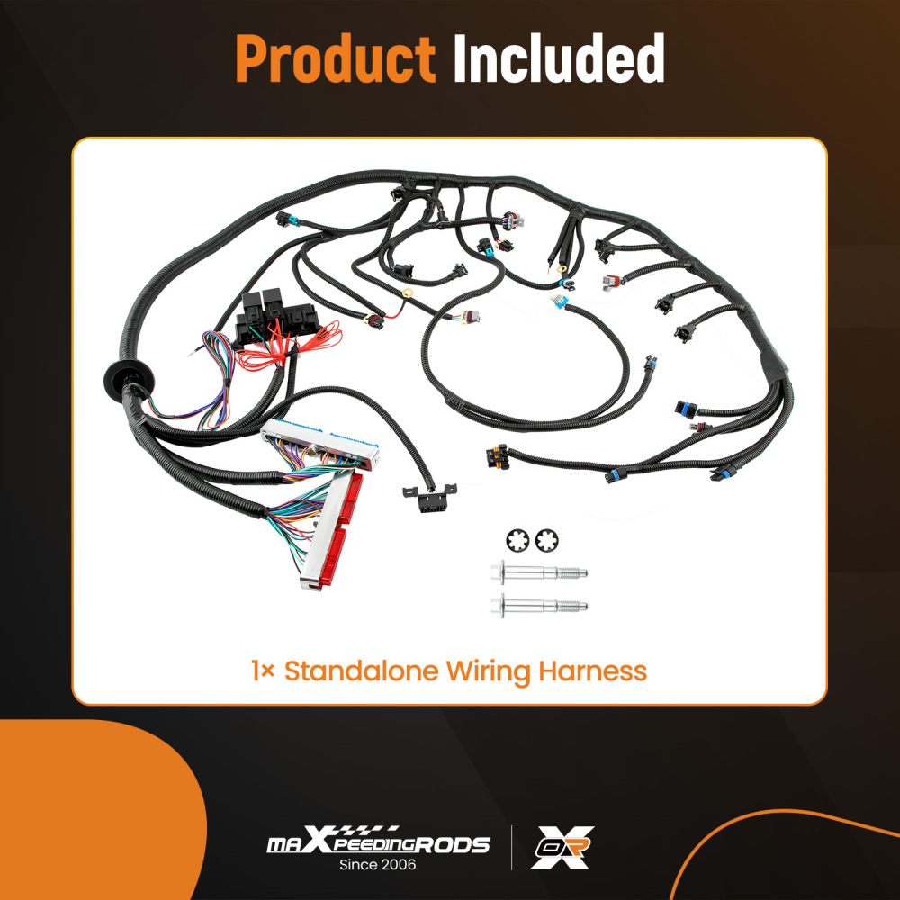 Wiring Harness Stand Alone For LS1 engines T56 4.8 5.3 6.0 1997-06 compatible for Chevrolet