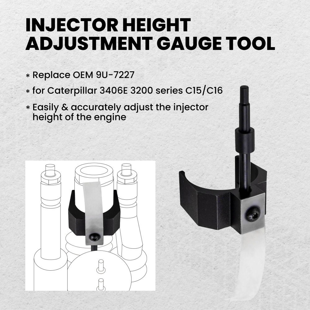 Fit for 9U-7227 Injector Height Gauge Assembly compatible for CATerpiller 3406E 9U-7227 CAT