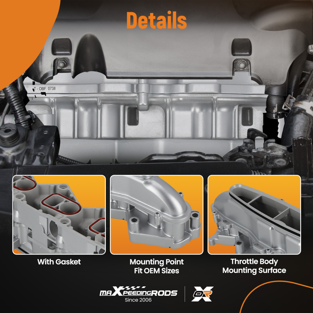 Intake Manifold compatible for Mercedes Benz Sprinter 3,5-T Bus 906 4,6-T Box A6460901637