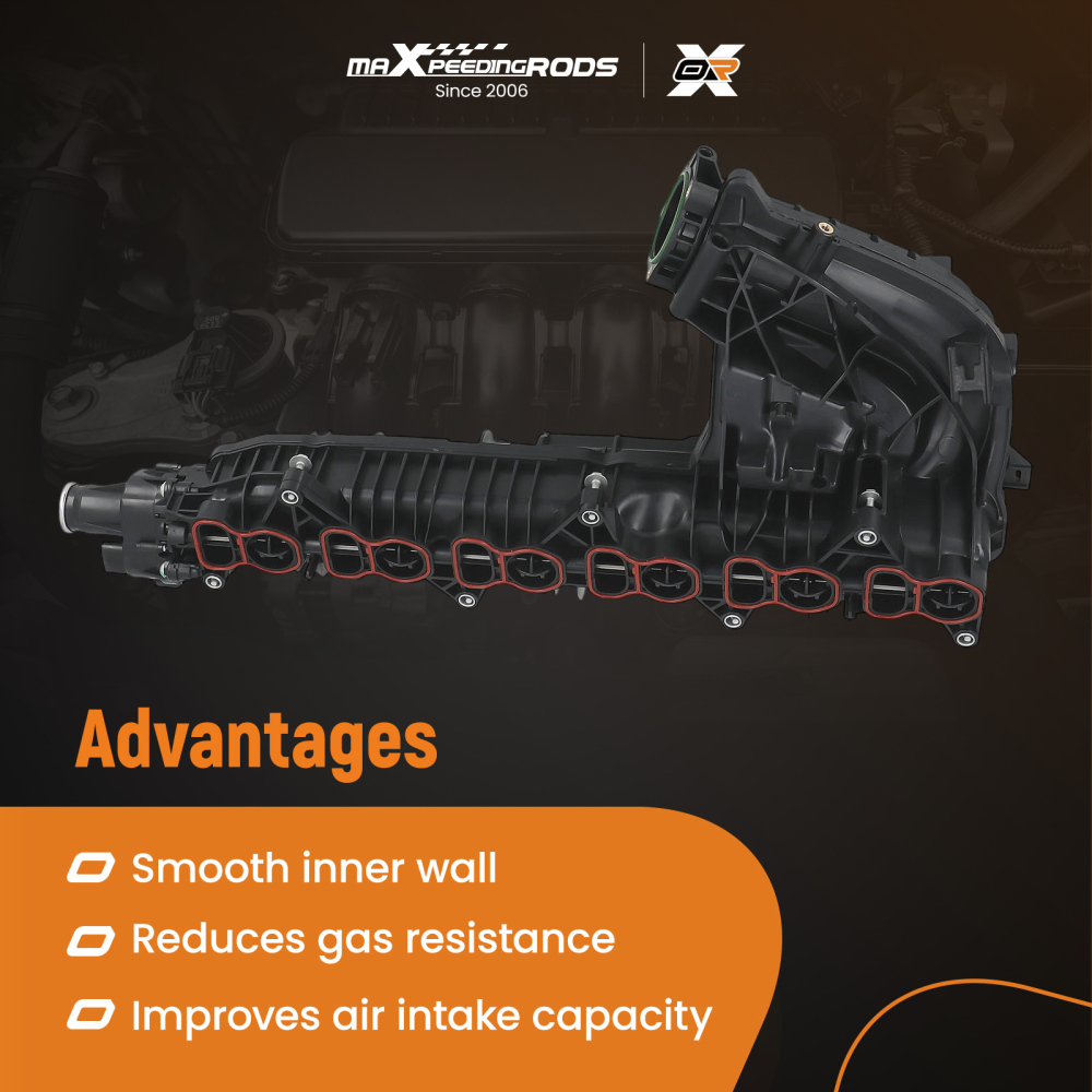 Intake Manifold with Actuator compatible for BMW 1 3 5 X1 X3 Series N57 F07 F10 11617800088