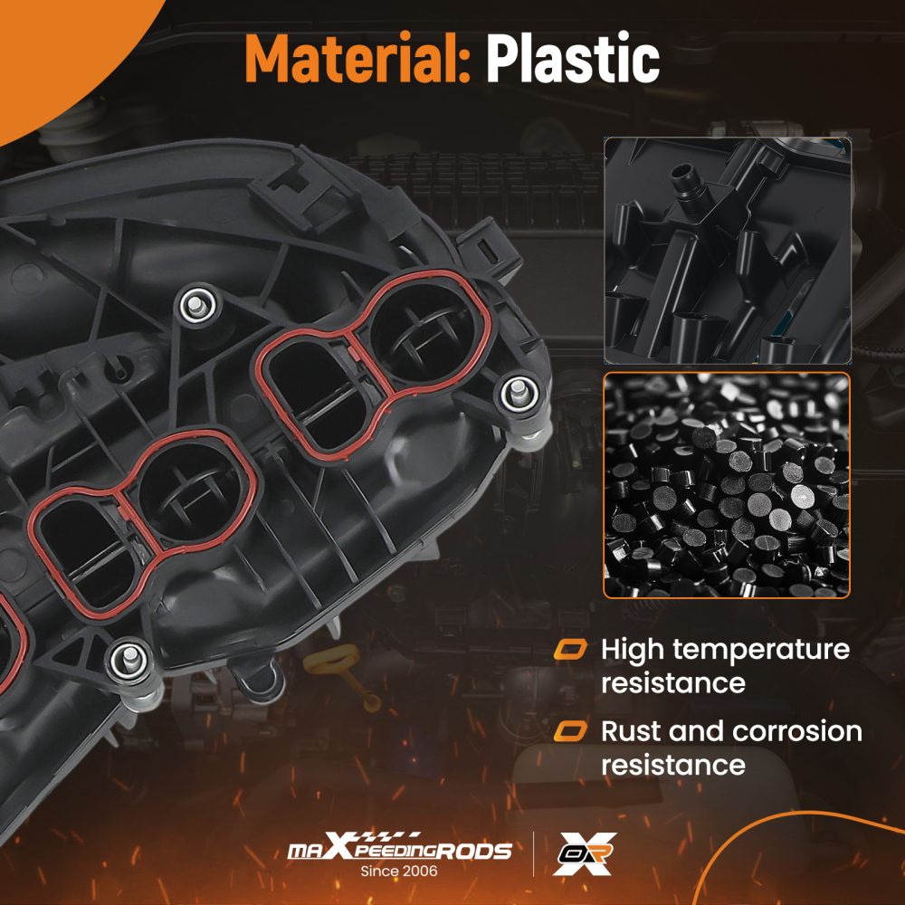 Intake Manifold with Actuator compatible for BMW 1 3 5 X1 X3 Series N57 F07 F10 11617800088