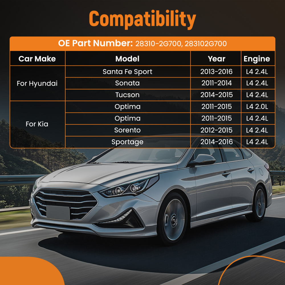 Inlet Intake Manifold w/ Gasket compatible for Hyundai Sonata Tucson compatible for Kia Optima Sorento 2.4