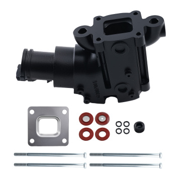 Exhaust Manifold Riser Elbow Dry Joint compatible for Mercruiser 4.3 5.0 5.7 v6 v8 2004-Up