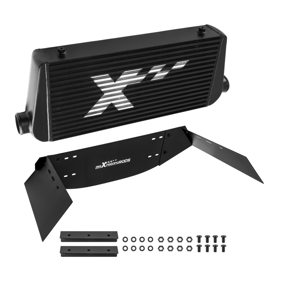 Universal Intercooler 580x280x75mm Core With Air Guide Plates Kit 63.5mm
