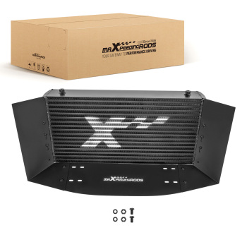 Universal Intercooler 600x300x100mm Core W/ Air Guide Plates Kit 76.2mm Ports