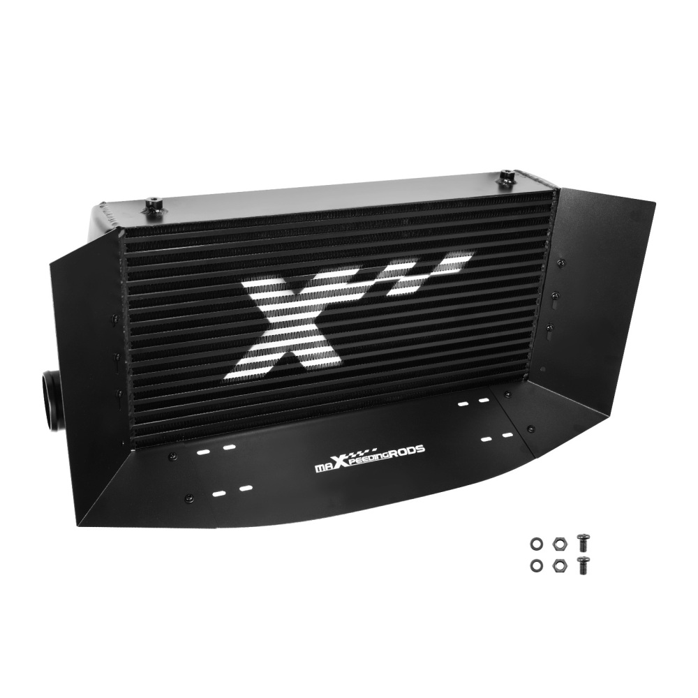 Universal Intercooler 600x300x100mm Core W/ Air Guide Plates Kit 76.2mm Ports
