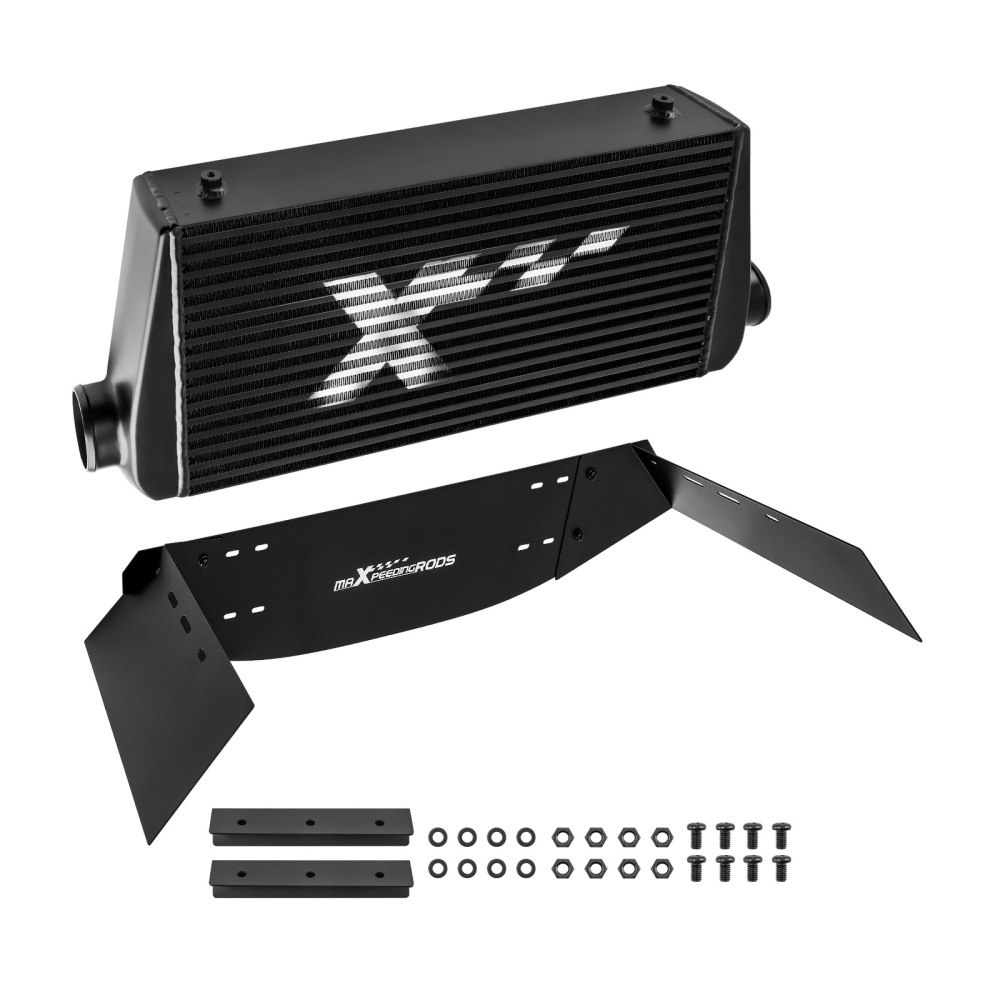 Universal Intercooler 600x300x100mm Core W/ Air Guide Plates Kit 76.2mm Ports