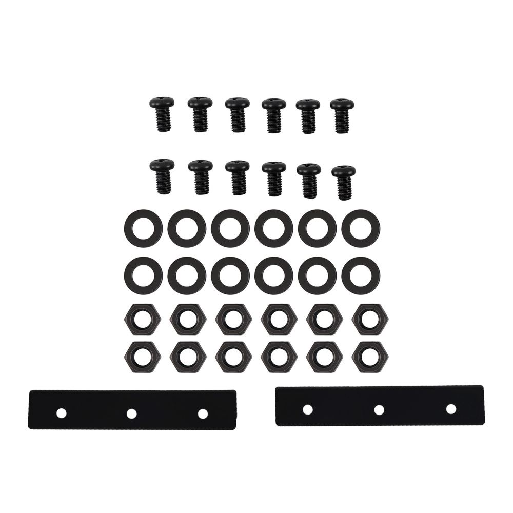 Large Universal Intercooler W/ Air Guide Plates Kit 76.2mm 780mm Core M8 Mounts