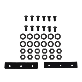 Large Universal Intercooler W/ Air Guide Plates Kit 76.2mm 780mm Core M8 Mounts