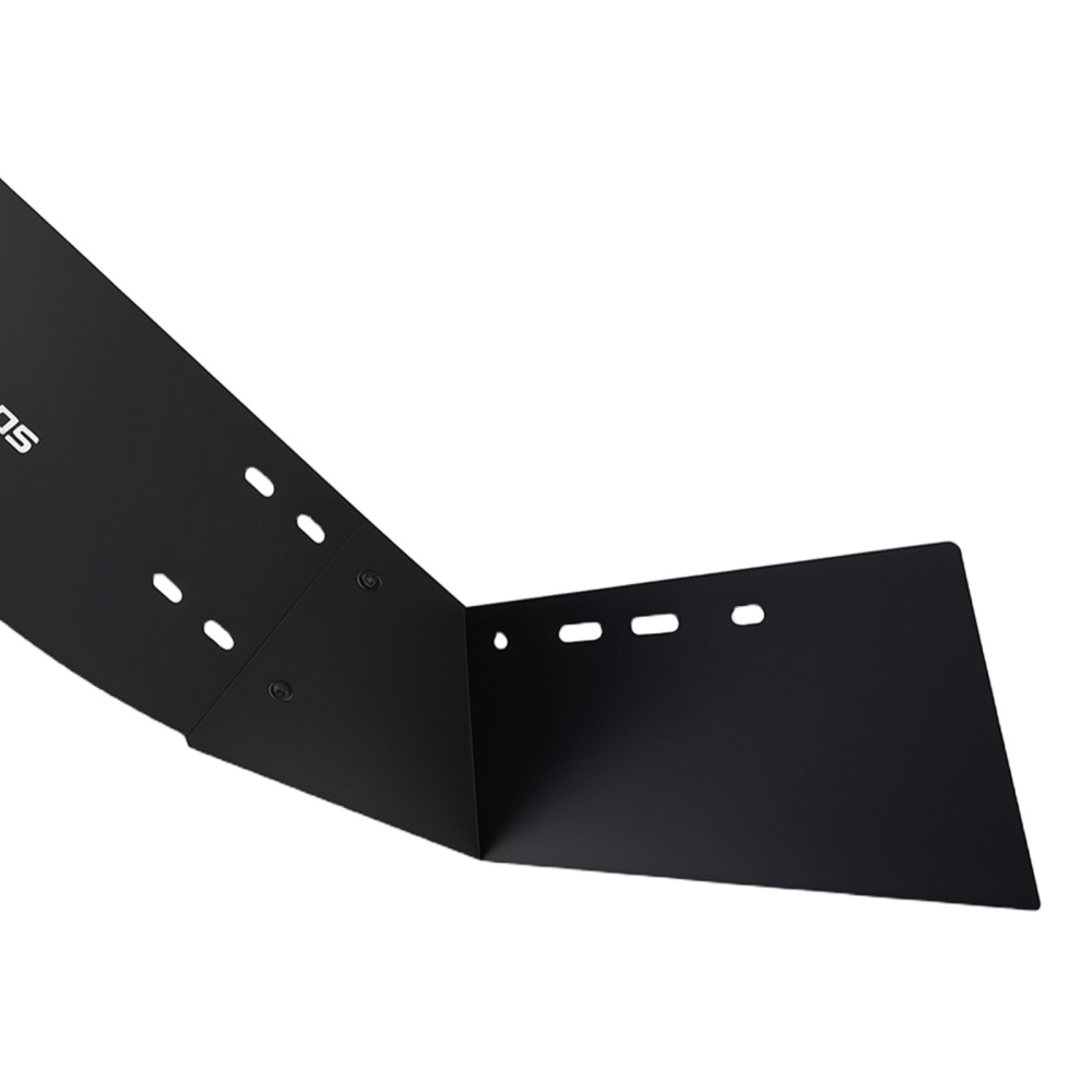 Large Universal Intercooler W/ Air Guide Plates Kit 76.2mm 780mm Core M8 Mounts