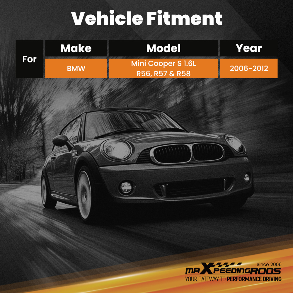 Aluminum Bar Plate Intercooler compatible for BMW Mini Cooper S R56 R57 R58 2006-2012