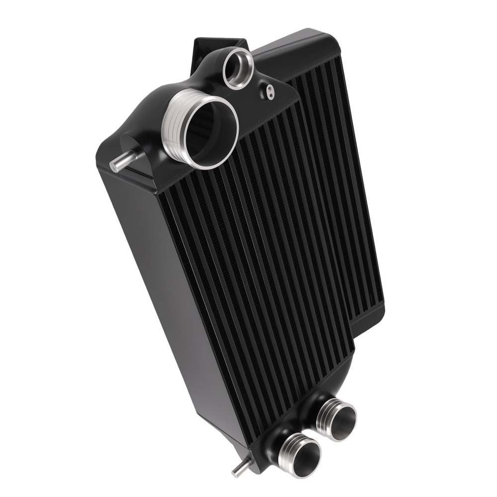 Aluminum BarPlate Intercooler compatible for Ford F-150 EcoBoost 2015-2016 Front